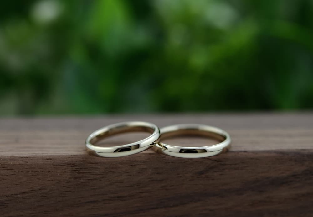 結婚指輪 シンプル（甲丸） | 結婚指輪専門店 工房Ryo